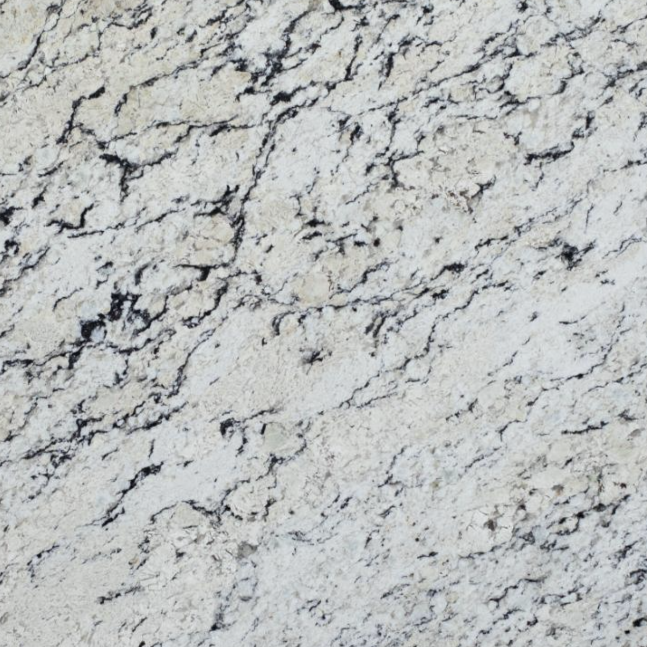 Close-up of a gray and white marble-like surface