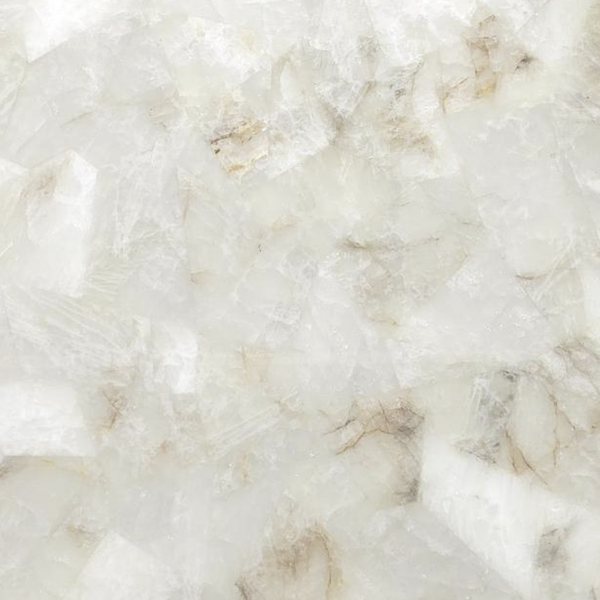 Close-up of a marble surface with a light beige and white pattern